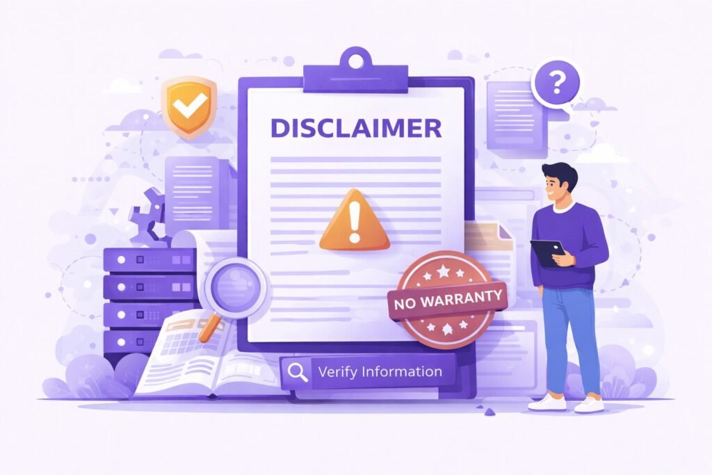 Website Disclaimer - Azaharul.com
